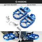 CNC Foot Pegs for Yamaha WR YZ YZF 125 250 450 F (2001–2023)