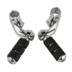 1 1/4" Highway Bar Short Angled Footpeg Pegs for Harley Electra Glide