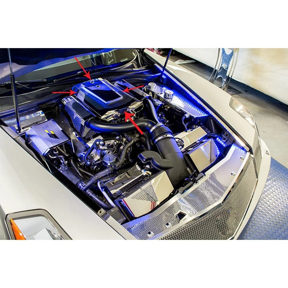 Plenum Cover Kit with Red LED for Cadillac XLR-V (2006–2009)