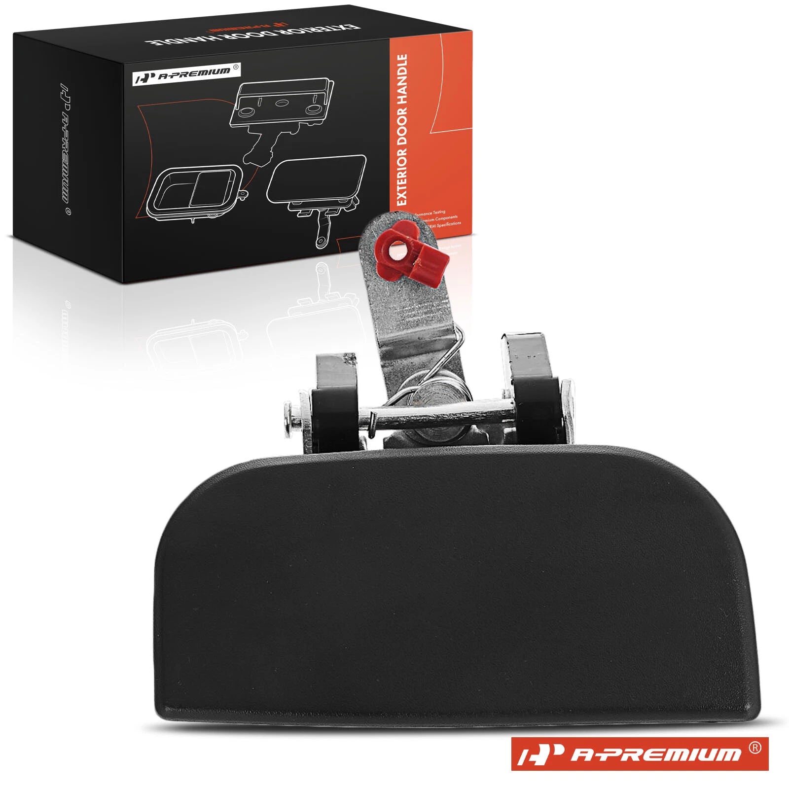 Rear Right Textured Black Exterior Door Handle for Nissan Pathfinder (2013–2020)