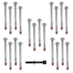 Head Bolt Set for Cadillac Escalade GMC Sierra 1500 Yukon (2002-2020)