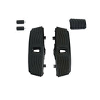 Black Driver Footboard Brake Pedal Shifter Pegs for Harley Road Glide (1986–2024)