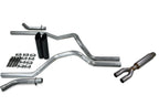 2.5" Dual Exhaust Kit for Chevy GMC 1500 (2015–2018) - Glasspack, Corner Exit, Black Tips