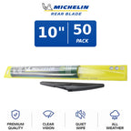 Set of 4 Michelin Rear Wiper Blades for Curved-Fit Vehicles (10")