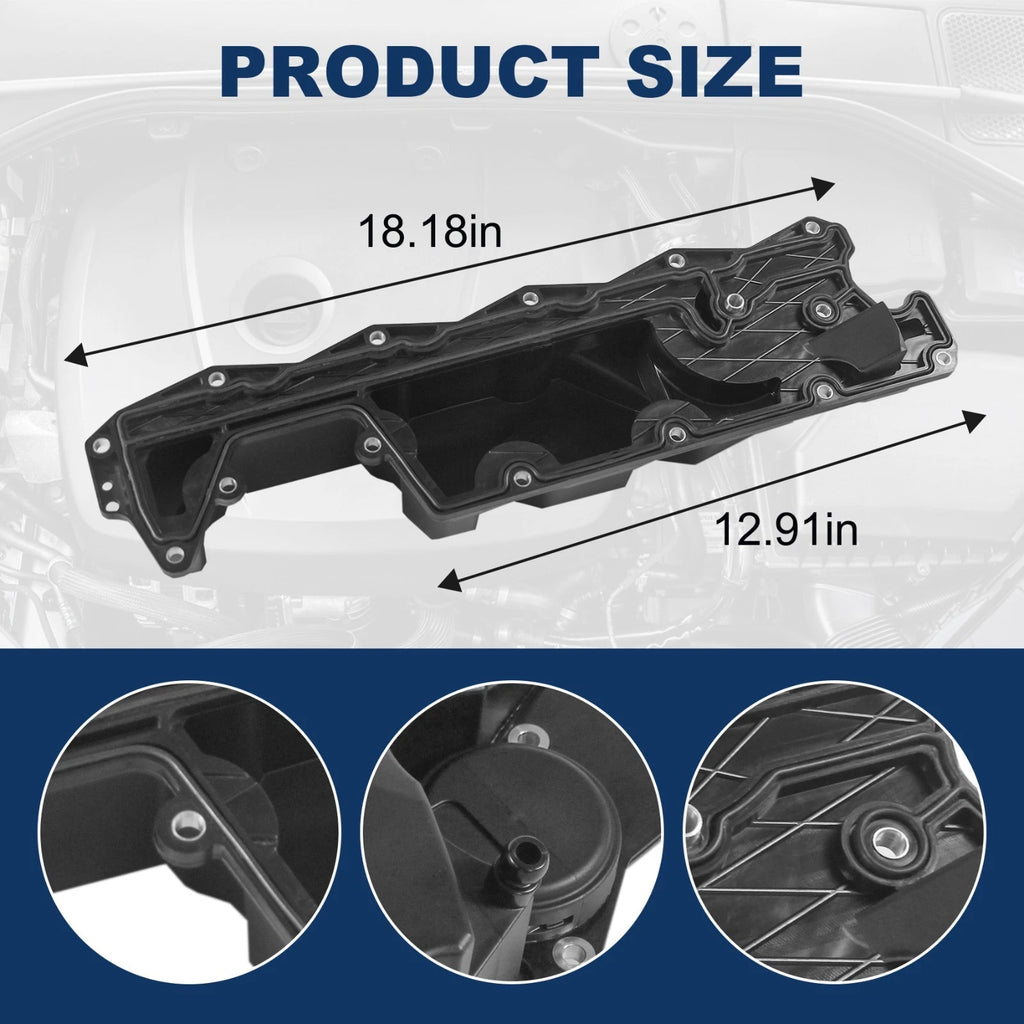 Engine Valve Cover Oil Trap w/ Gasket for Volvo XC60 XC70 XC90 S80 V70 (2008–2017)