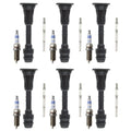 Set of 6 Double Iridium Spark Plugs & Ignition Coil Boot Kit for Sienna V6 (2004–2010)