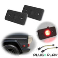 Smoked Red LED Rear Side Marker Lights for Benz G-Class (2002–2014)
