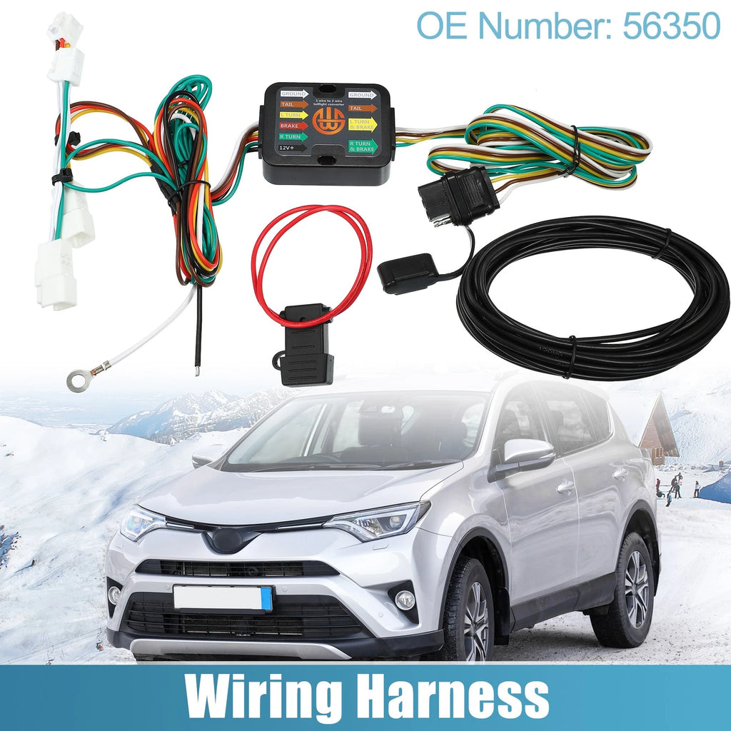 Set of 1 Trailer Wiring Harness 56350 for Toyota Avalon RAV4 (2013–2018)