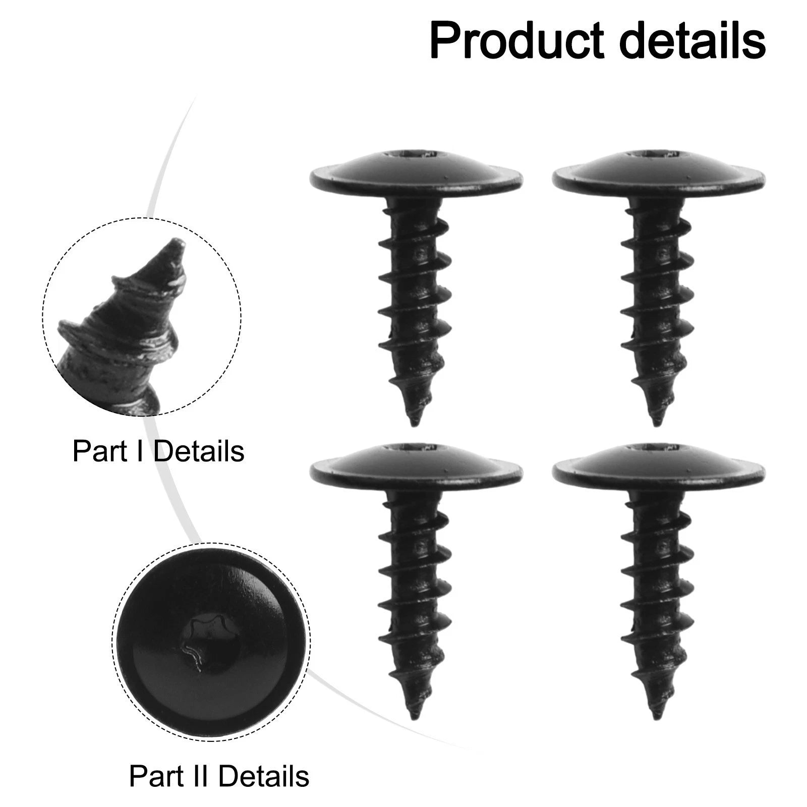 50x Torx Screw for VW Golf (2006–2014) Front Engine Cover Undertray Wheel Arch