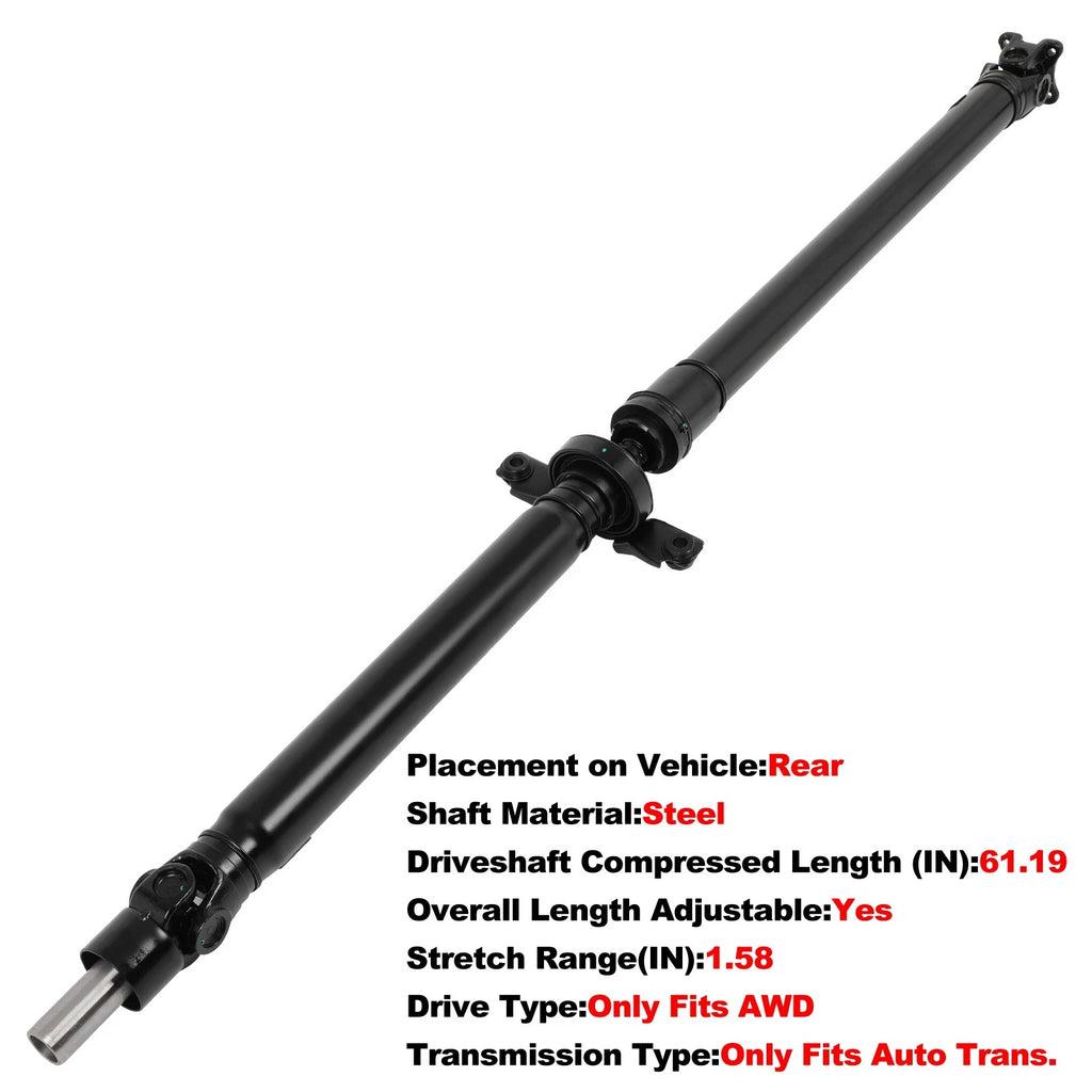 Drive Shaft for Nissan Rogue (2017–2019) L4 2.5L AWD 370004BA0A