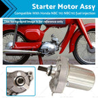 Electric Start Motor for Honda NBC110 (110cc) Replacement Assembly