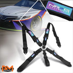 NRG SBH-B6PCBK 5-Point SFI 16.1 Cam Lock Buckle Seat Belt Harness (3")