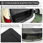 Parcel Shelf Boot Load Cover for Volkswagen Polo (2011–2018) Black