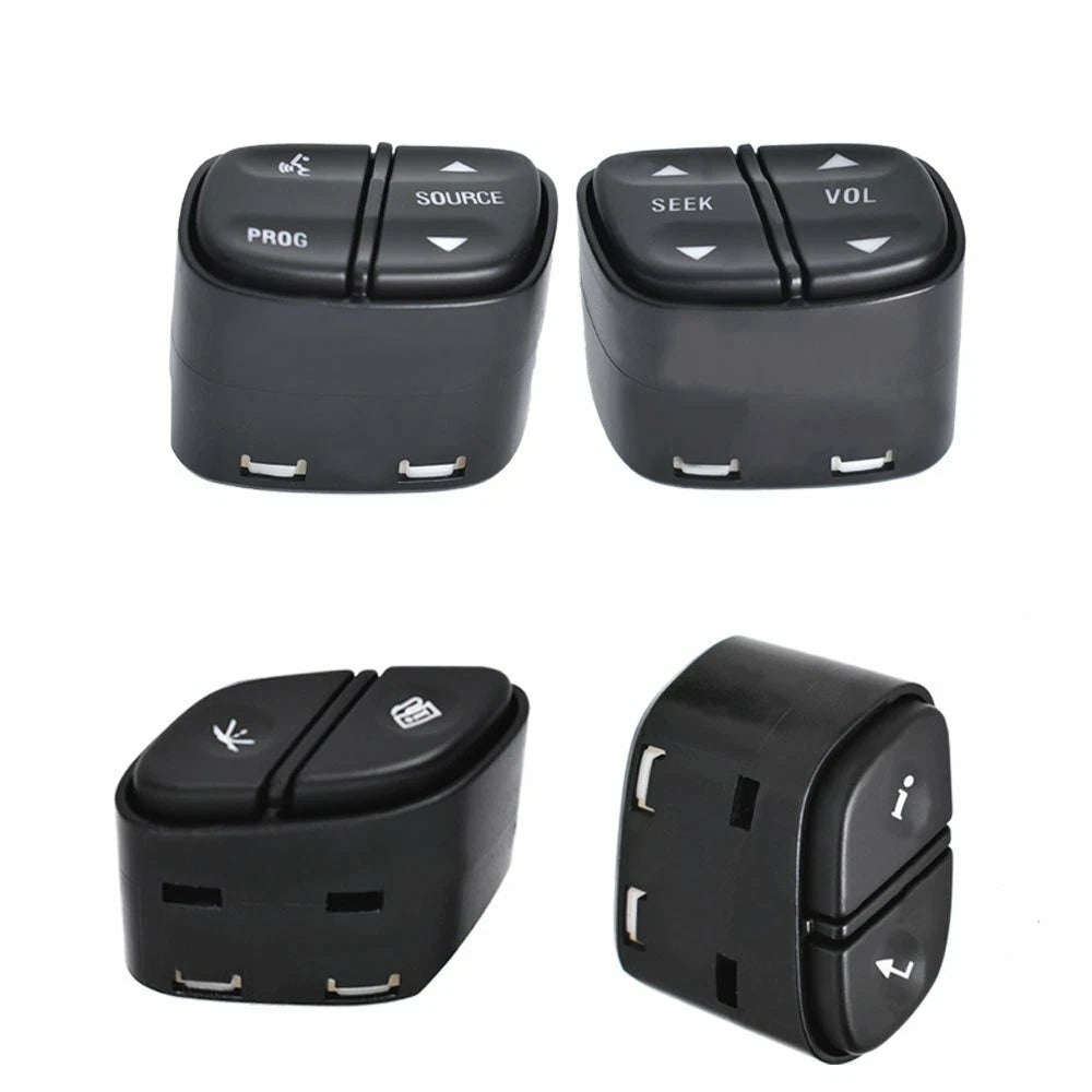 4X LED Steering Wheel Radio Volume Control Switch for GMC Silverado