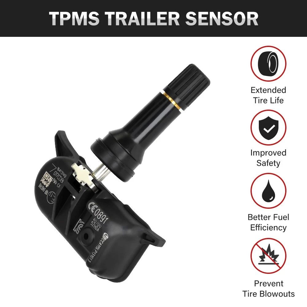 Set of 4 TPMS Tire Air Pressure Sensors for Nissan Versa Kicks (2019–2023) PMV-CA14 40700-5ZH0A