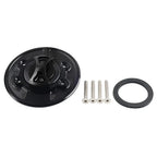 Black Fuel Gas Tank Cap Cover for BMW S1000RR, S1000R, HP2 SPORT (2010-2016)
