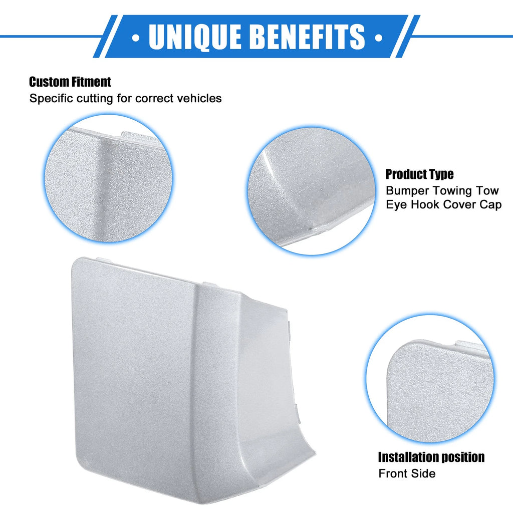 Tow Eye Hook Cover for Subaru Impreza (2010–2014) - Silver Tone