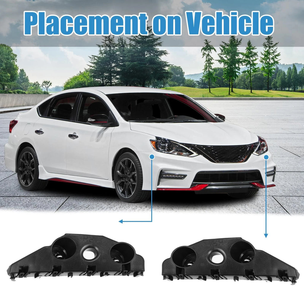 1 Pair Front Bumper Bracket Retainer for Nissan Altima (2016–2018)
