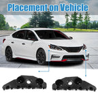 1 Pair Front Bumper Bracket Retainer for Nissan Altima (2016–2018)
