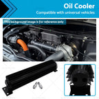 Transmission Oil Cooler 12" Aluminum Dual Pass for Un