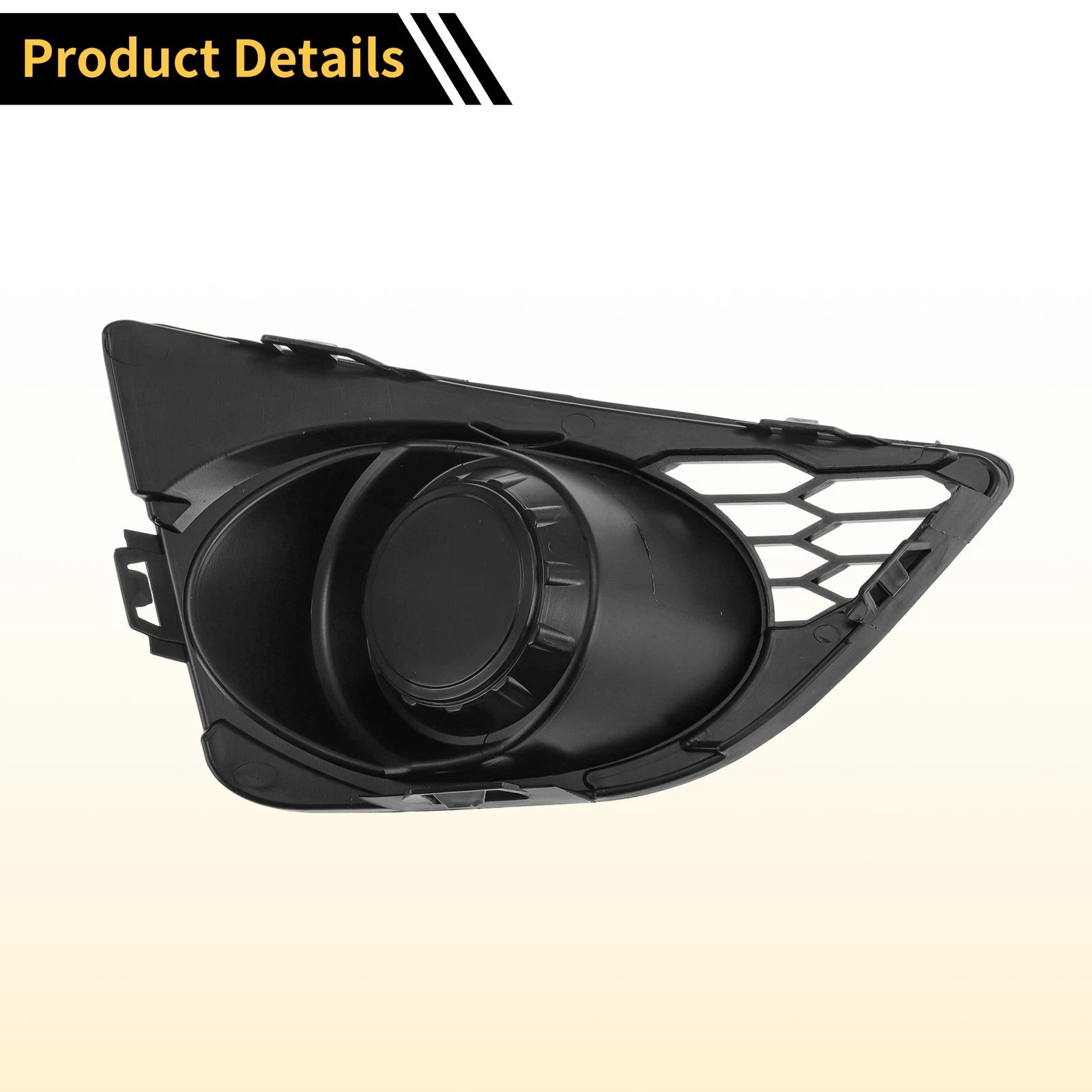 Fog Light Grill No.AE5Z17E810FA for Ford Fusion (2010–2012) Black ABS