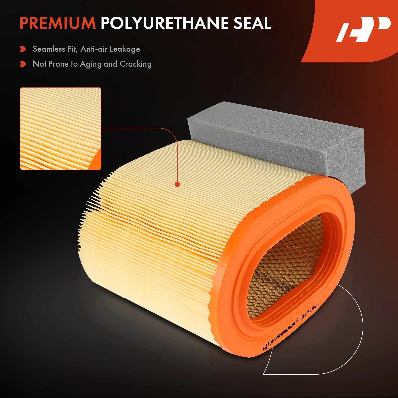 2X Engine Air Filter for Ford F-250 F-350 F-450 Super Duty (2017–2019)