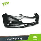 Front Bumper Cover for Chevy Cruze (2016–2018) Plastic Black