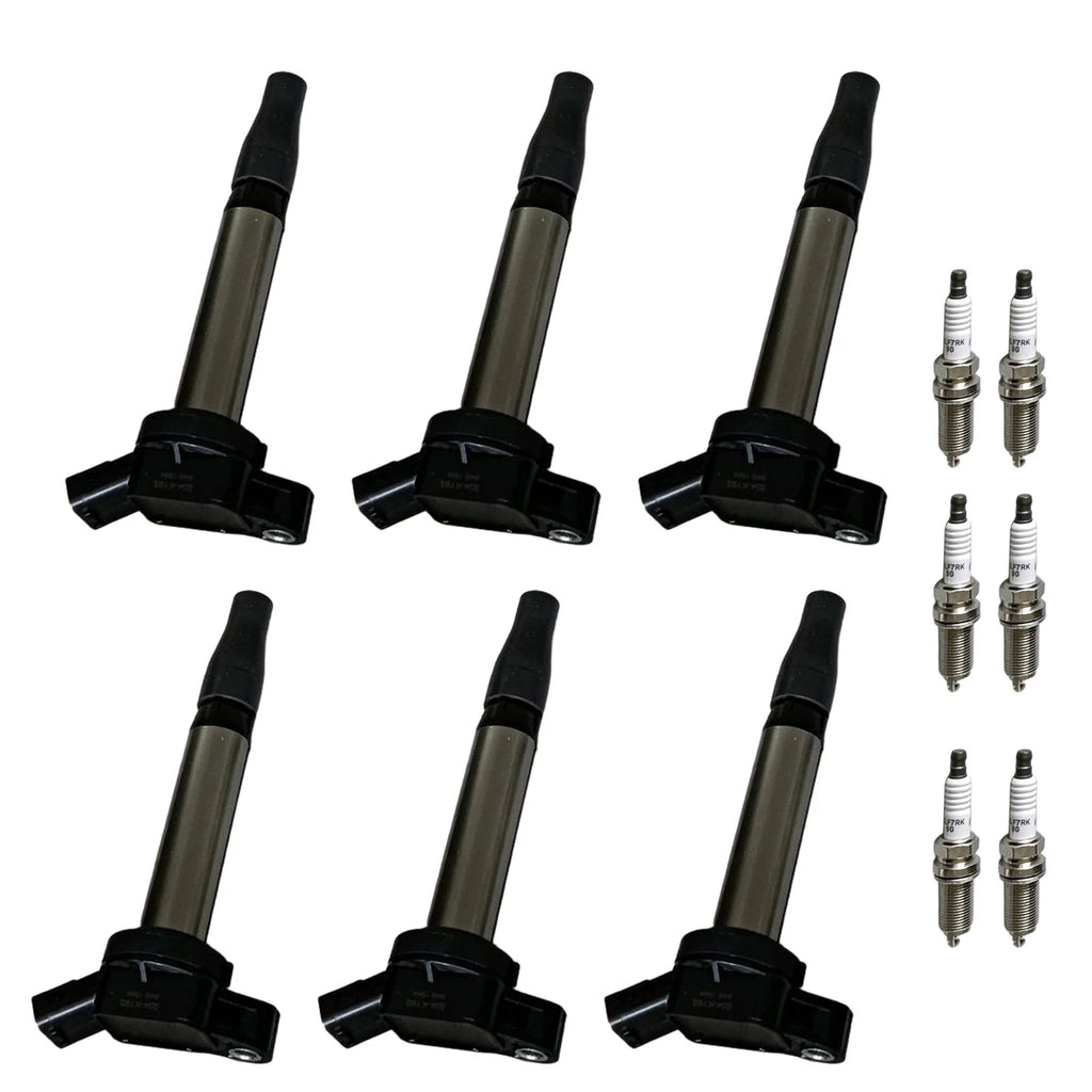 Set of 6 Ignition Coils & Iridium Spark Plugs for Toyota Tacoma (2016–2021)