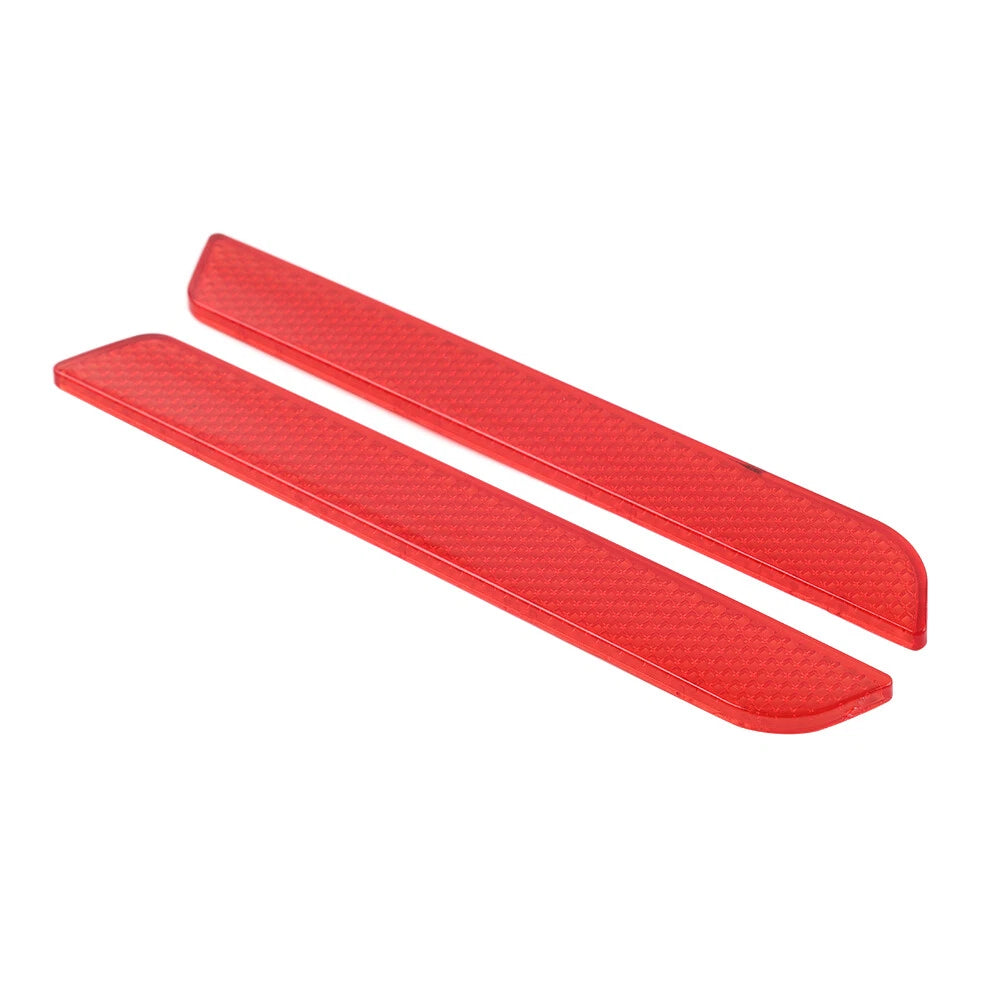 2X Small Reflectors Saddle Bag Latch Cover for Harley Road Glide FLTRX (2014–2023) Red