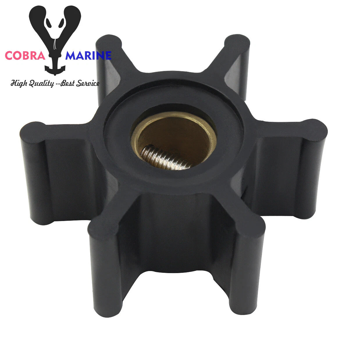 Water Pump Impeller for Johnson Jabsco Volvo (09-810B, 653-0001, 876097)