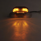 1x Smoke Lens 16 LED Turn Signal Brake License Plate Tail Light for Car