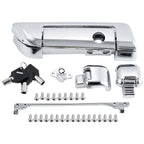 Chrome Trunk Latches Key Hinges for Harley Touring Electra Glide (2014–2024)