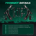 Control Arm Tie Rod Sway Bar for Dodge Caliber (2007–2012)