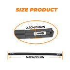 Set of 2 Black Roof Trim Molding Kit for Honda Civic Sedan (2012–2015)