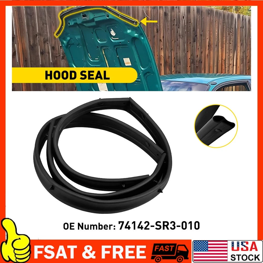 Rubber Weatherstrip Seal for Honda Civic EG Ferio (1992–1995)