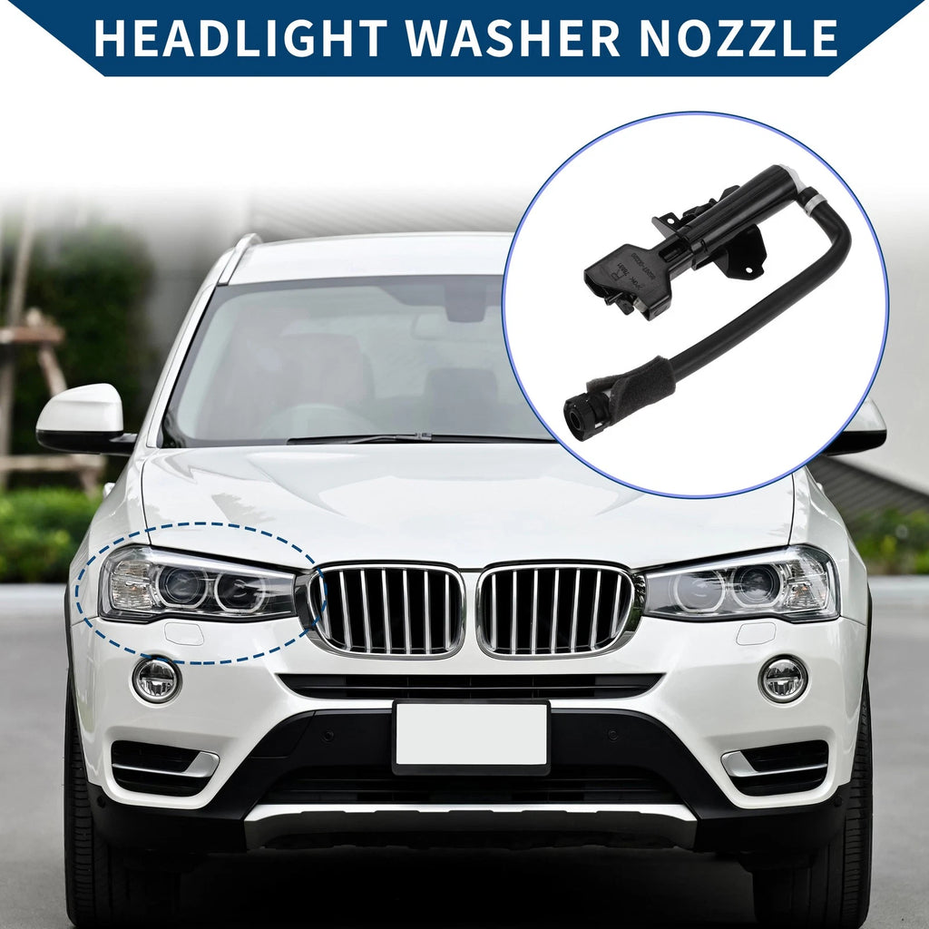 Front Passenger Side Headlight Washer Nozzle for Toyota Sequoia (2001–2022) No. 852070C020