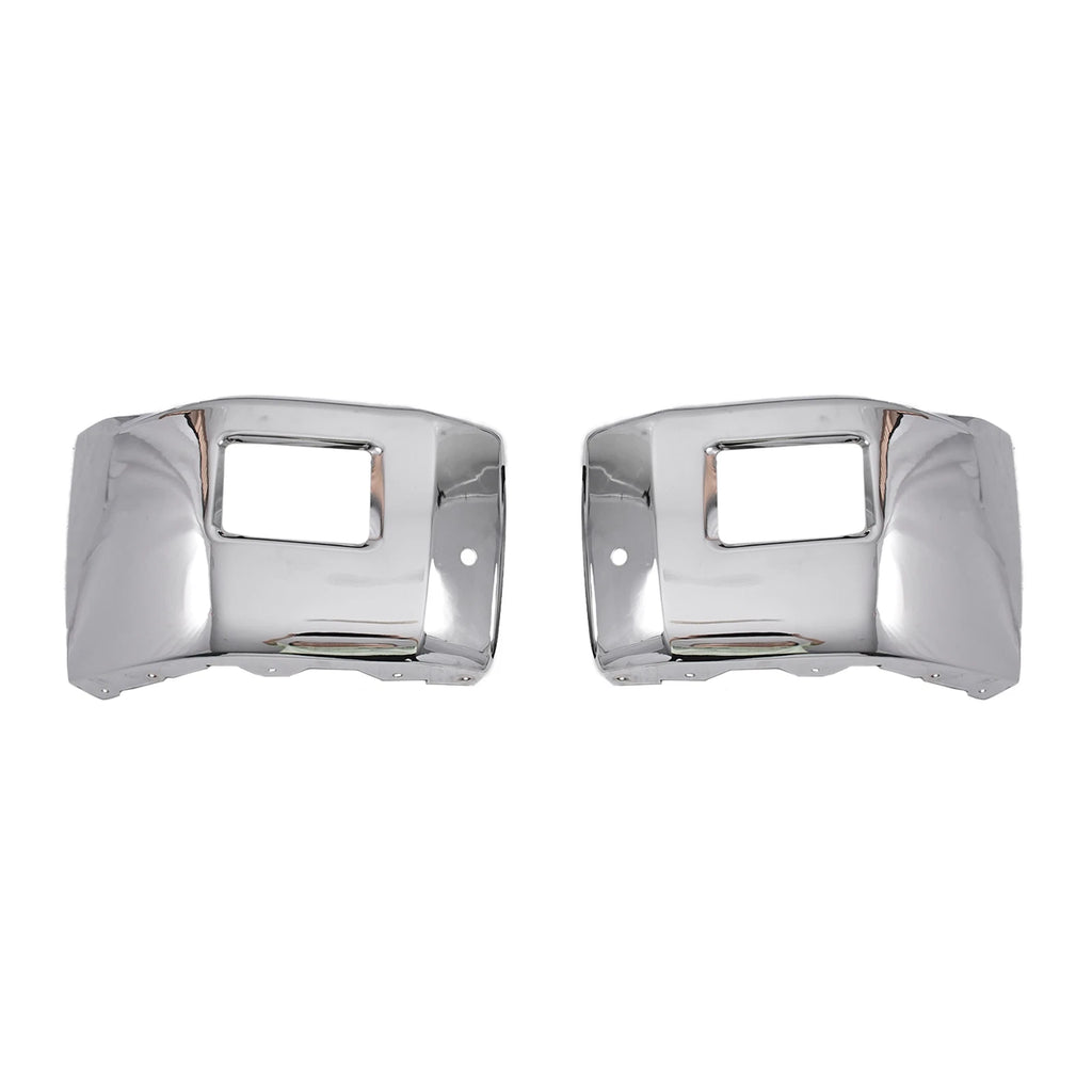 Front Bumper for Chevy Silverado 2500 HD (2015–2019) Chrome with Fog Light Holes