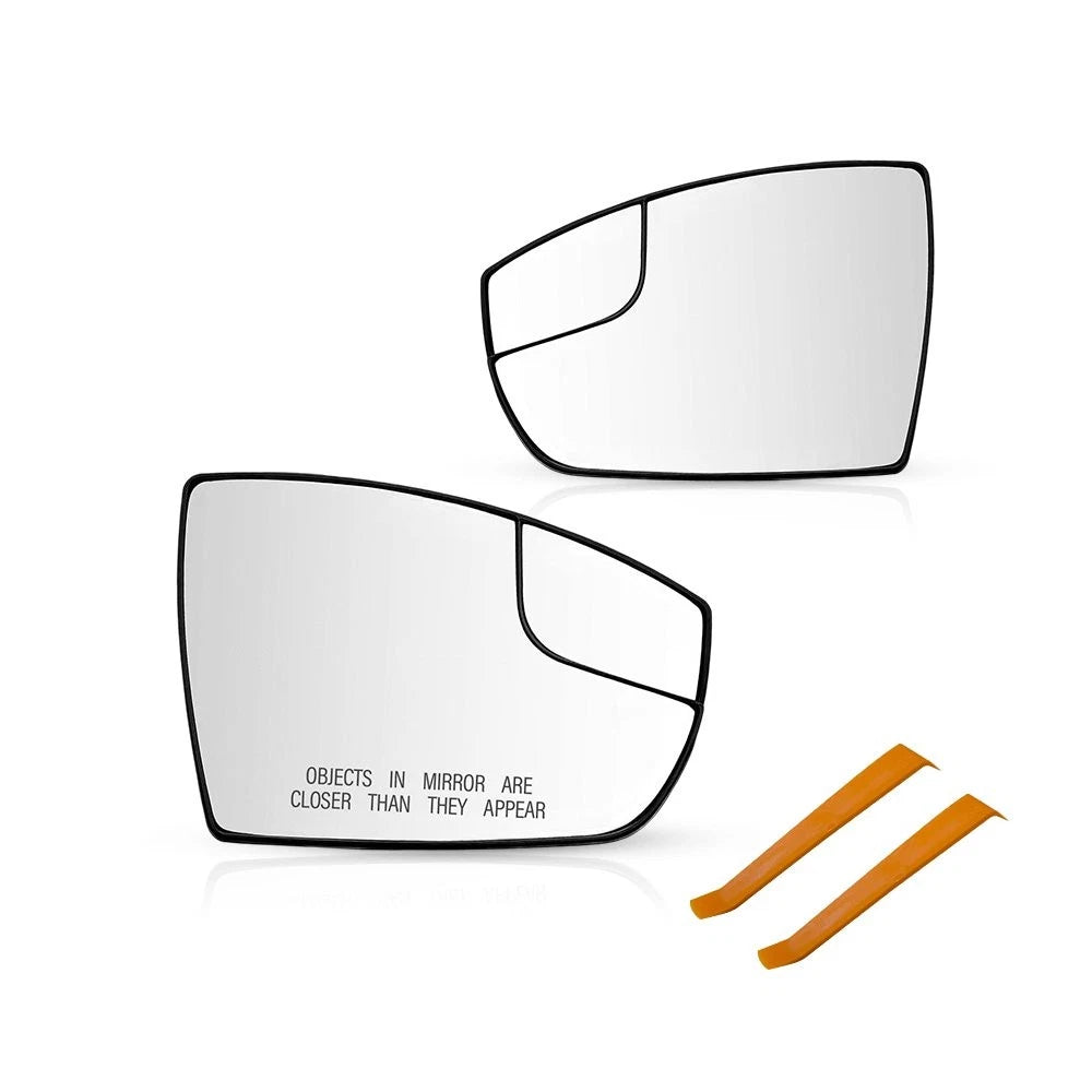 Set of 2 Dual Mirror Glass for Ford Escape (2013–2016) & C-Max (2013–2018)