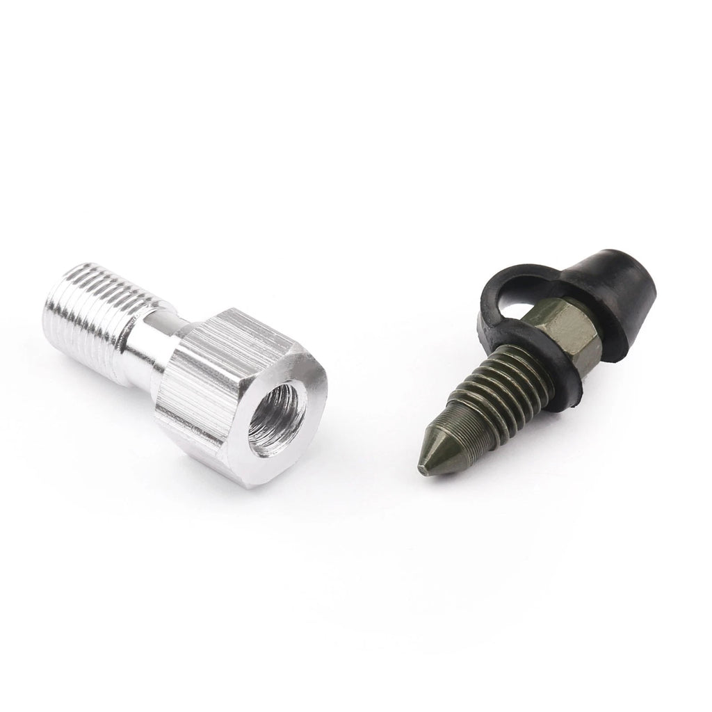 M10 X 1.0mm Brake Bleeder Nipple Caliper Bleed Screw Valve for Motorcycle Car