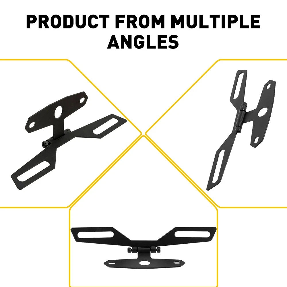 License Plate Holder Tail Light Tidy Bracket for Universal Motorcycle