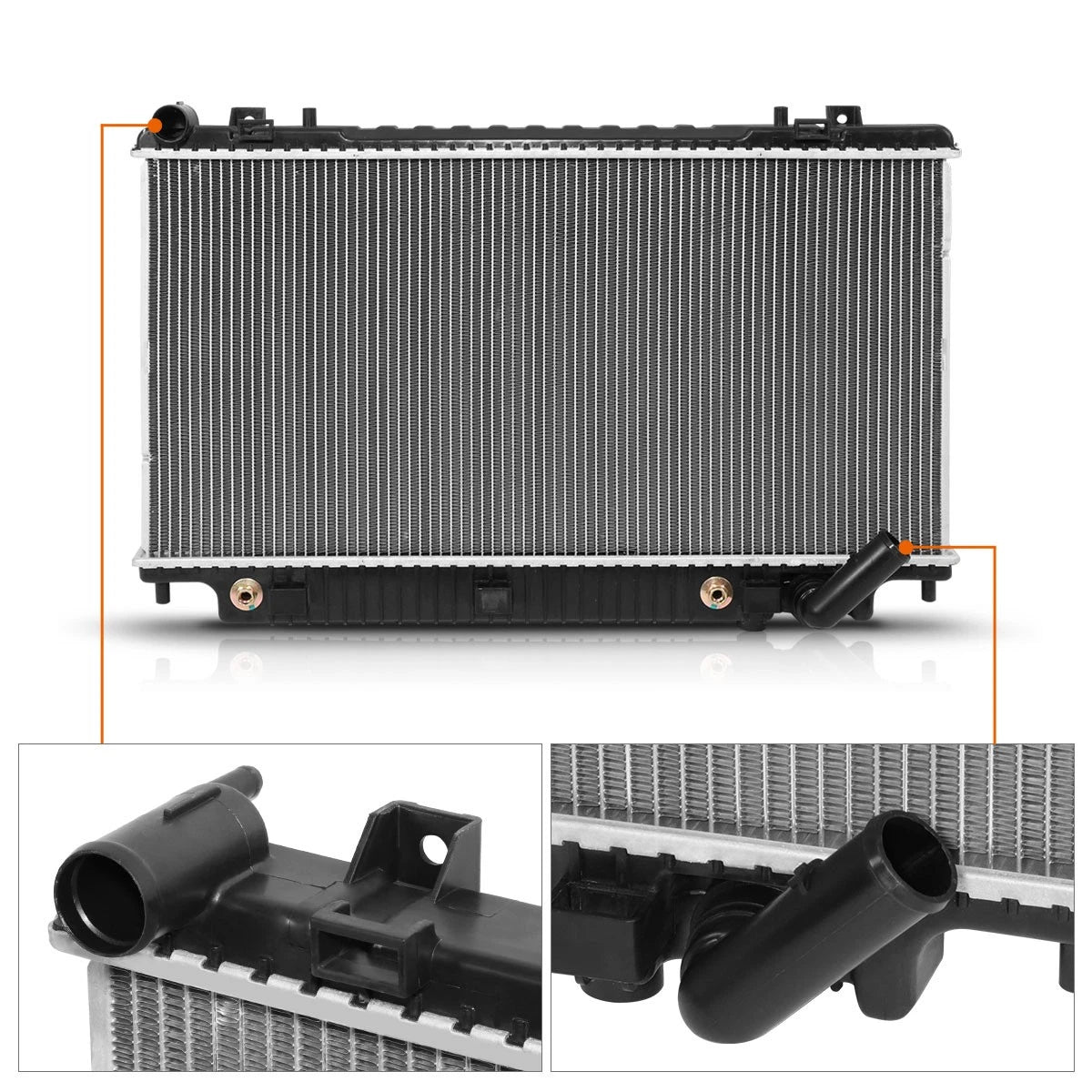 Aluminum Cooling Radiator for Pontiac G8 3.6L V6 AT (2008–2009) DPI-13043