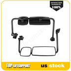 Complete Pair Clear Black Heated Mirrors for Freightliner M2 (2003–2015)