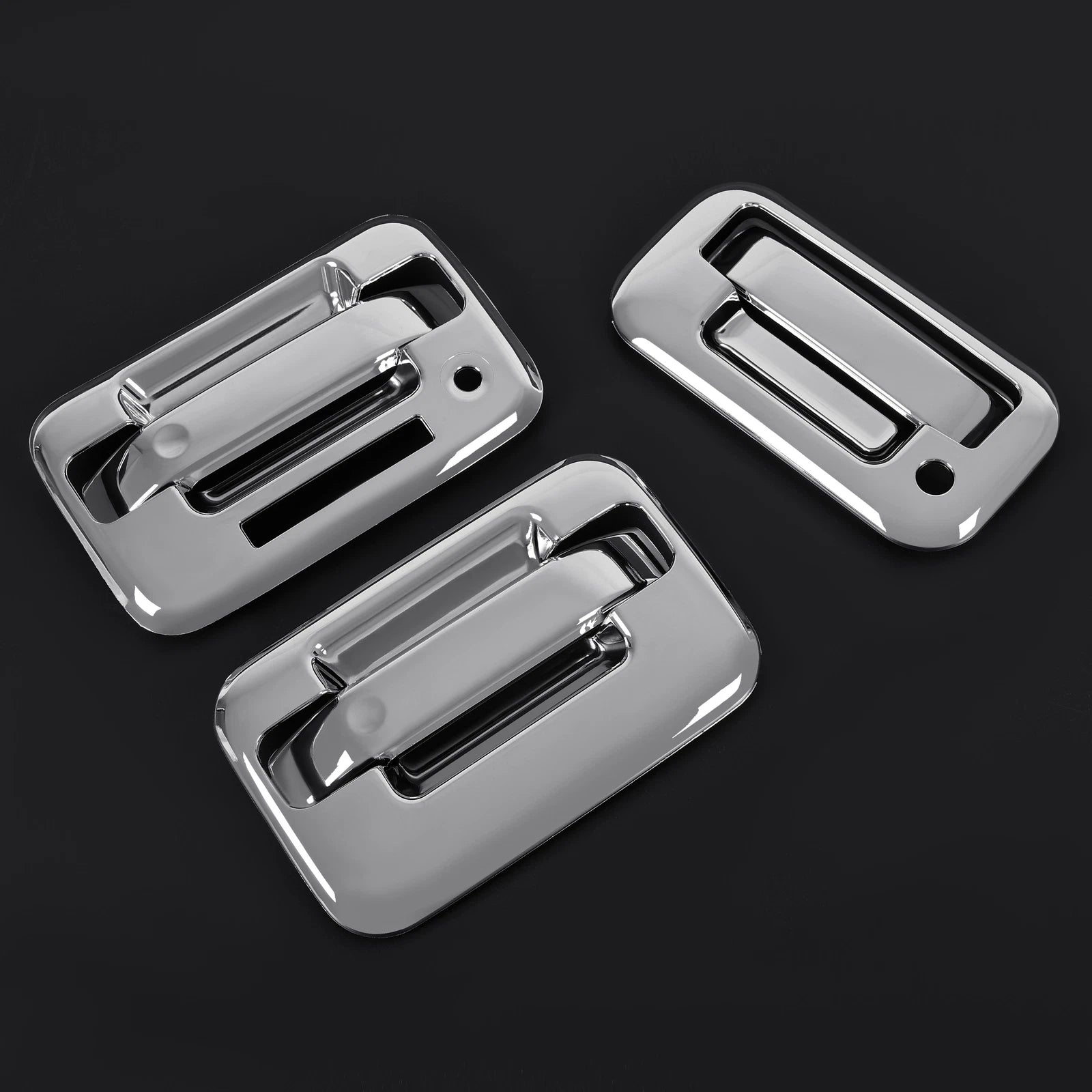 Set of 2 Chrome Door Handle & Tailgate Covers for Ford F-150 (2004-2014)