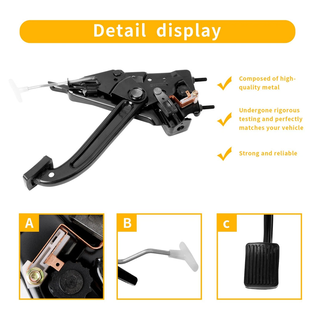 Parking Emergency Brake Pedal Assembly for Jeep Wrangler YJ (1987–1995)