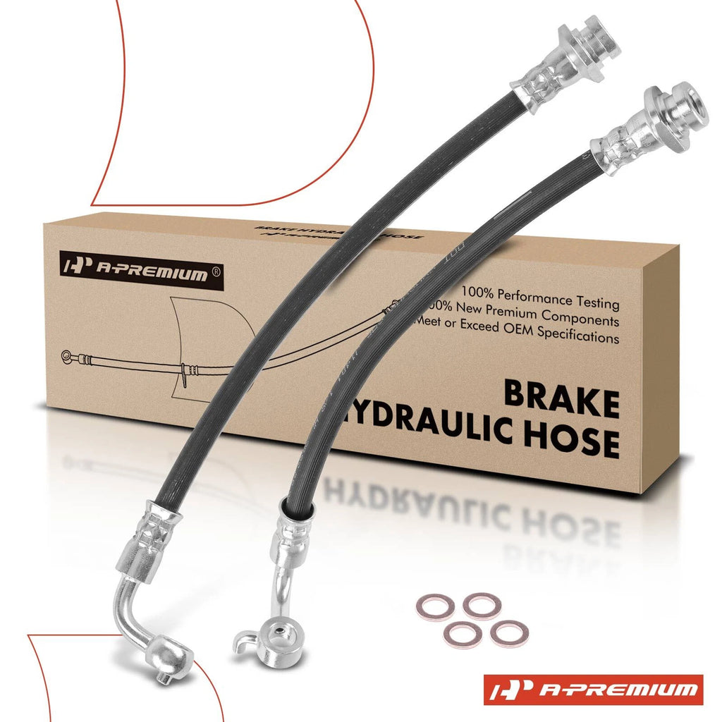 2X Rear Brake Hydraulic Hose for Nissan 370Z (2009–2015) INFINITI Q40 (2015)