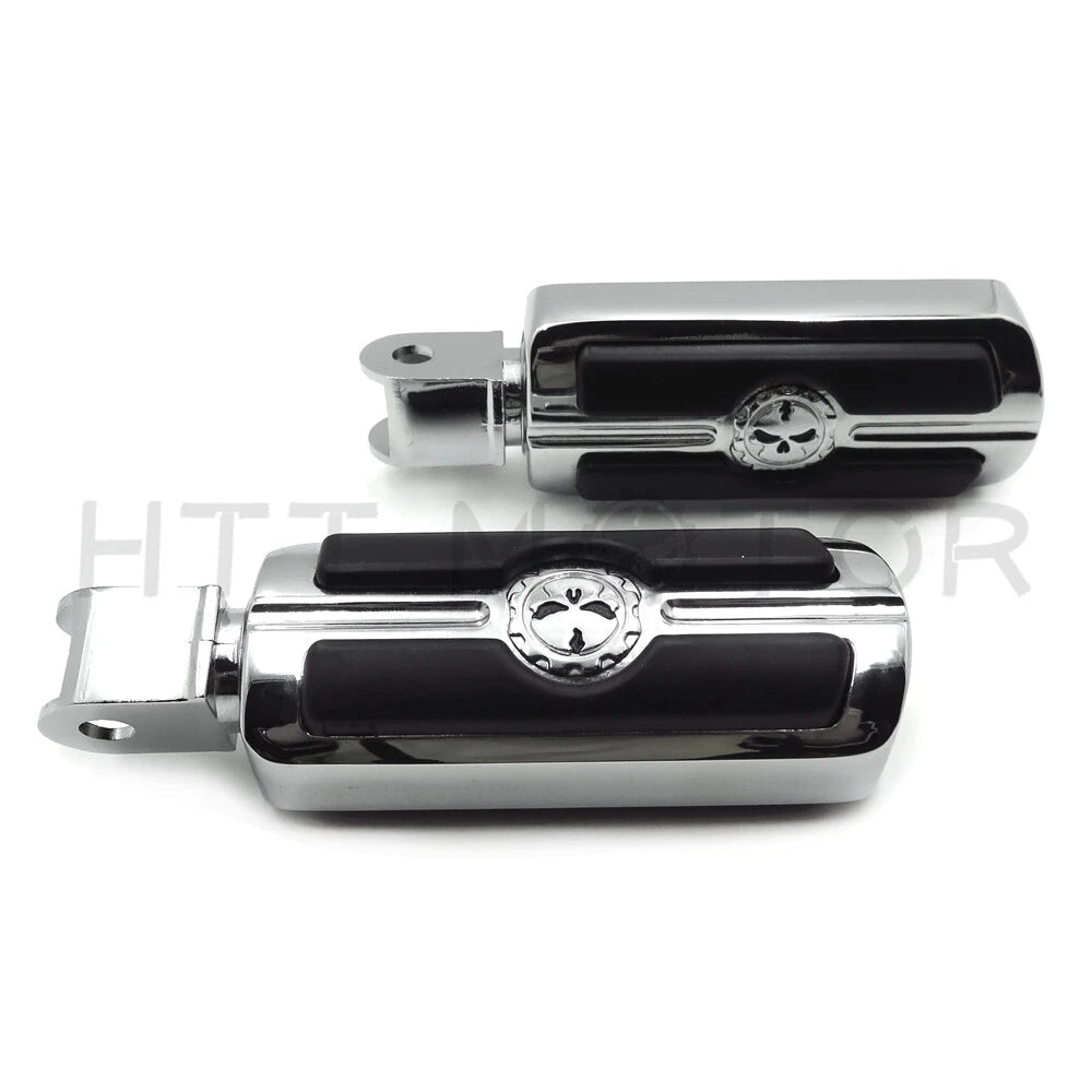 Custom Skull Footpegs for Honda Stateline Shadow VTX1300C VTX1800C VTX1800F (2010–2015)
