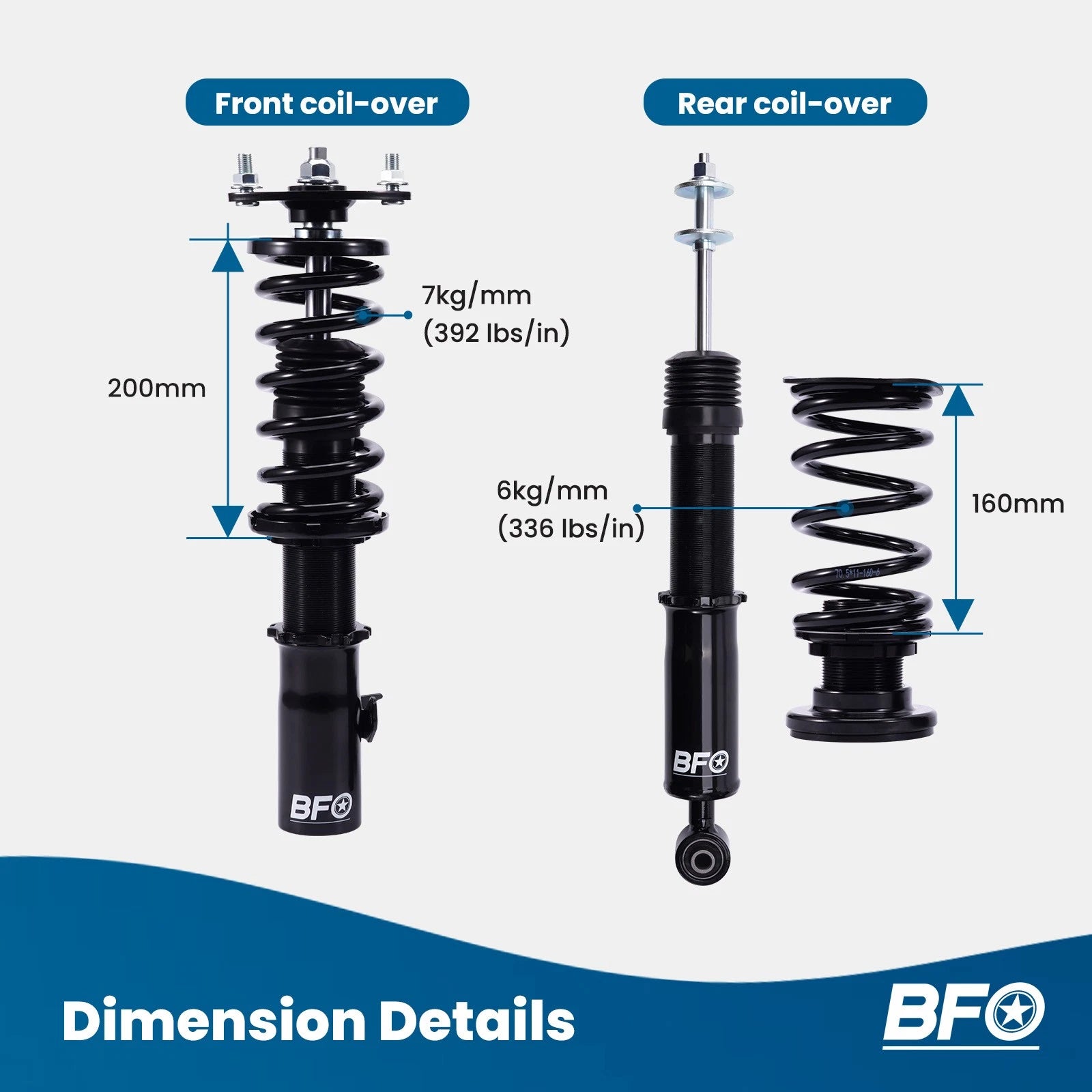 Coilovers Suspension Springs Kit for Honda Civic (2006–2011)