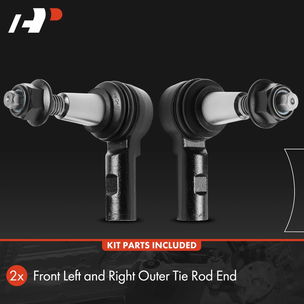 2X Front Outer Tie Rod End for Chevrolet Colorado GMC Canyon (2015–2022)