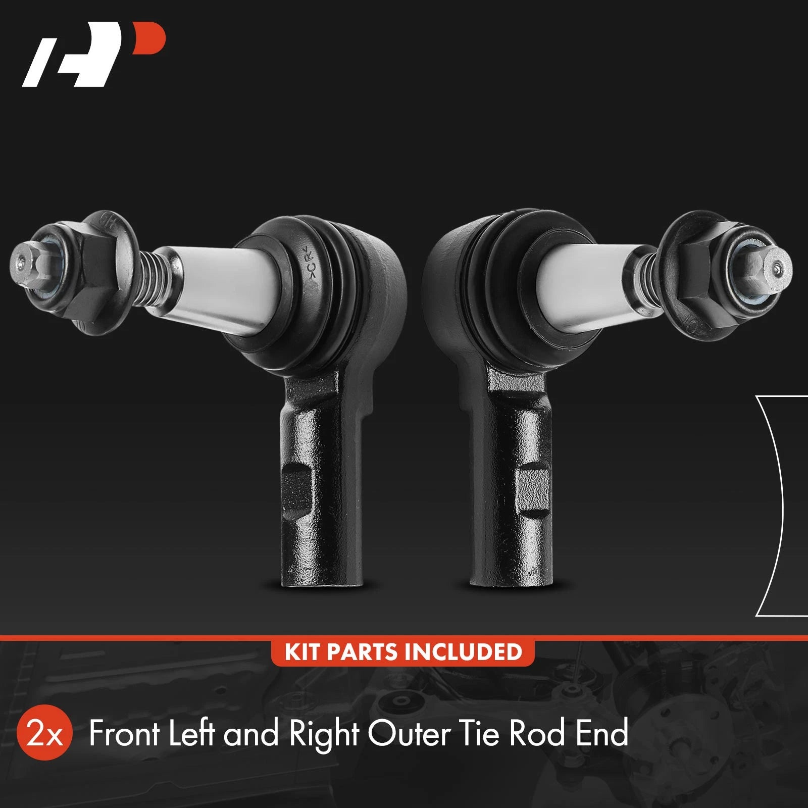 2X Front Outer Tie Rod End for Chevrolet Colorado GMC Canyon (2015–2022)