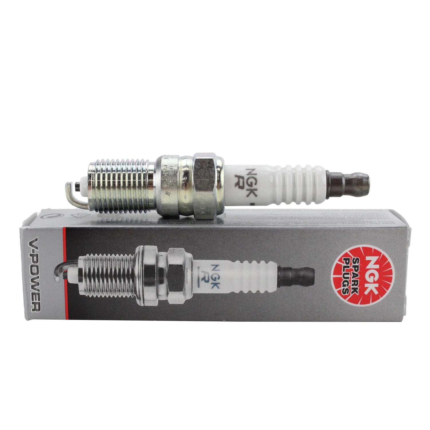 NGK 4177 V-Power Spark Plug (Pre-Gap 0.040) for Chevy Ford Mazda Pontiac Rover
